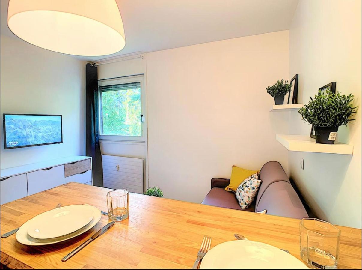 Centre Saint-Gervais Studio Vert Moderne 2 Pers Proche Telecabine エクステリア 写真