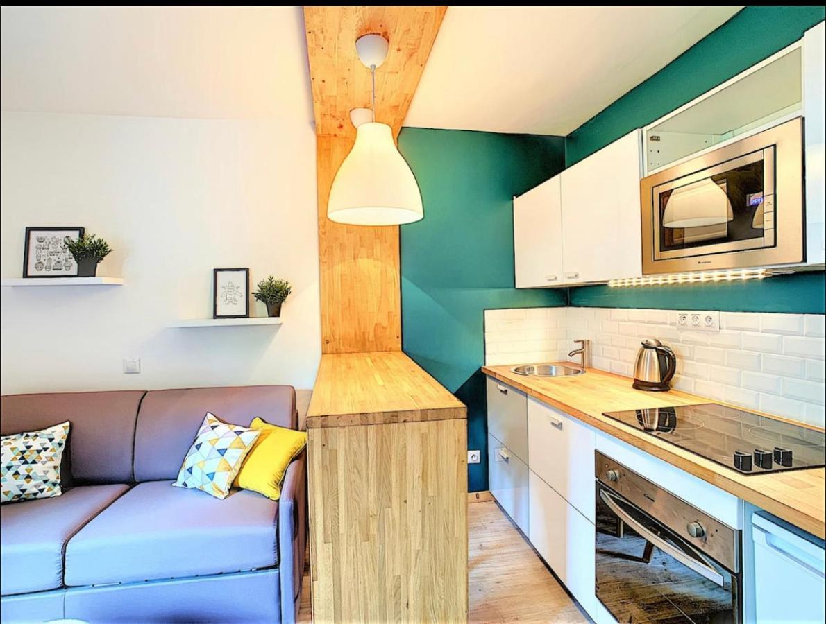 Centre Saint-Gervais Studio Vert Moderne 2 Pers Proche Telecabine エクステリア 写真