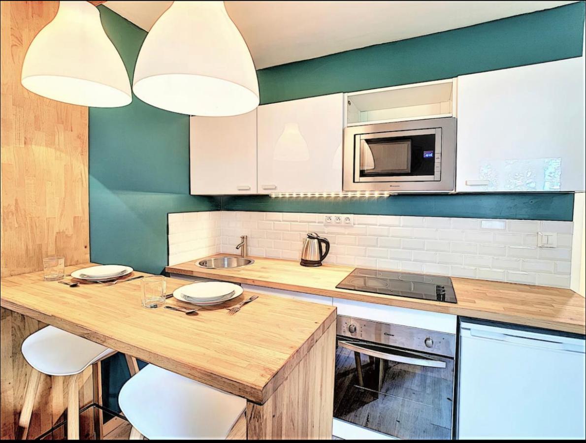 Centre Saint-Gervais Studio Vert Moderne 2 Pers Proche Telecabine エクステリア 写真