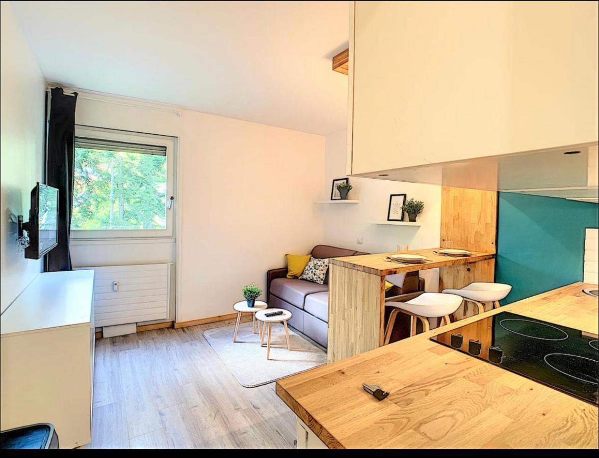 Centre Saint-Gervais Studio Vert Moderne 2 Pers Proche Telecabine エクステリア 写真