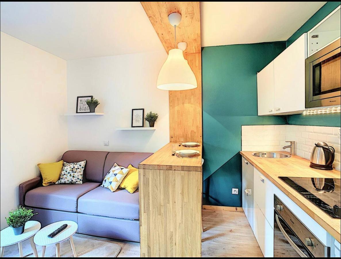 Centre Saint-Gervais Studio Vert Moderne 2 Pers Proche Telecabine エクステリア 写真
